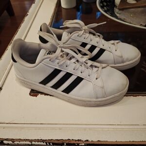 Adidas Women's Classic Grand Court White and Black Sneakers Sz. 8 In Box